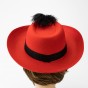 Капелюх Мушкетера з пером (червоний)