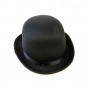 Шляпа Котелок атласный (черный)