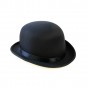Шляпа Котелок атласный (черный)