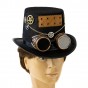 Капелюх Стимпанк Циліндр з гоглами 7958
