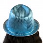 Шляпа Диско Твист (голубая)