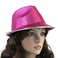 Капелюх Диско Твіст (малиновий)