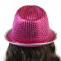 Шляпа Диско Твист (малиновая)