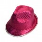 Шляпа Диско Твист (малиновая)