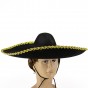 Капелюх Сомбреро Маріачі (чорний із золотим)