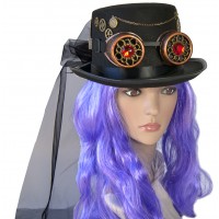 Капелюх Стимпанк Леді Механіка 11424