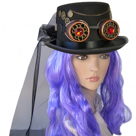 Капелюх Стимпанк Леді Механіка 11424