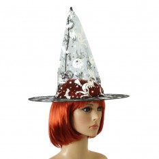 Шляпа Колпак капроновая (черная с серебром)