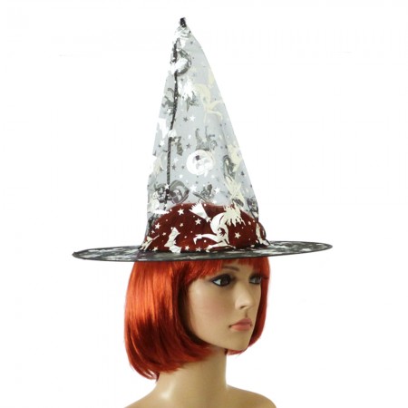 Капелюх Ковпак капроновий (чорний з срібним)