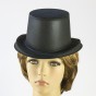 Шляпа детская Цилиндр Флок (черная)