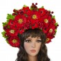 Український вінок високий на голову Стефанія 9352