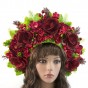 Украинский венок высокий на голову Ведана 11034