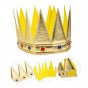 Корона детская Самоцветы (золотая)