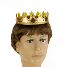 Корона детская Цитрин (золотая)