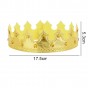 Корона детская Цитрин (золотая)