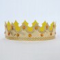Корона детская Цитрин (золотая)