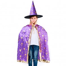 Маскарадный костюм Волшебник (фиолетовый)