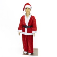 Маскарадний костюм Санта Клаус велюр 4-5 лет