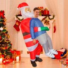 Надувний костюм Обійми Санти