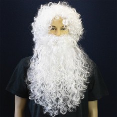 Парик с бородой деда Мороза ( L )