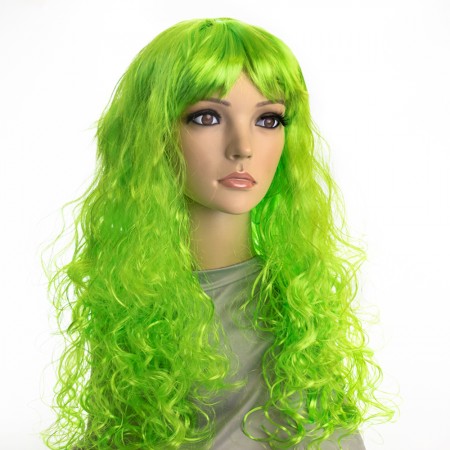 Парик Волнистый (зеленый)