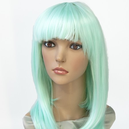 Парик Косплей аниме (мятный)