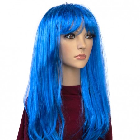 Парик Ровный (синий)