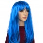 Парик Ровный (синий)