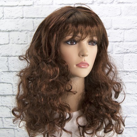 Парик Волнистый (каштановый)