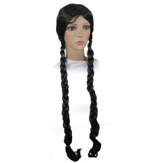 Парик Две Косы 100см (черный)
