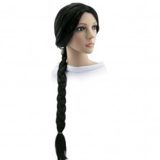 Перука Одна Коса 90см (чорна)