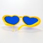 Окуляри Гігант Серце (жовті)