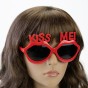 Очки Губы KISS ME (красные)