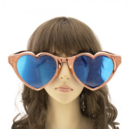 Очки Гигант Сердце Металлик (медные)