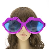 Окуляри Гігант Губи Металик (фуксія)