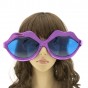 Очки Гигант Губы Металлик (фиолетовые)
