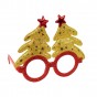Окуляри Новорічні Ялинки (золоті)