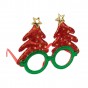 Очки Новогодние Елочки (красные)