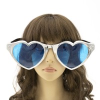 Очки Гигант Сердце Металлик (серебряные)