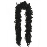 Боа з пір'я 80г (чорне)