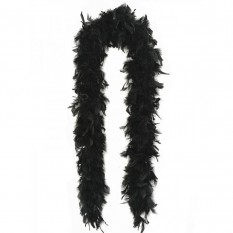 Боа из перьев 80г (черное)