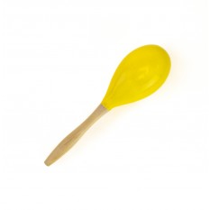 Деревянные Маракасы для танцев 22см (желтые) (1шт)