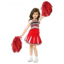 Помпони для черлідингу з ручками уп. 2 шт (червоні)