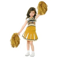 Помпони для черлідингу з ручками уп. 2 шт (золоті)