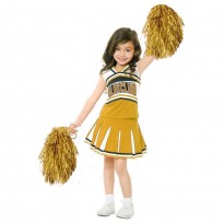 Помпони для черлідингу з ручками уп. 2 шт (золоті)