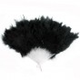 Веер перо (черный)