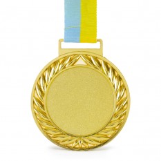 Медаль для индивидуальной печати двухсторонняя 70 мм 13778