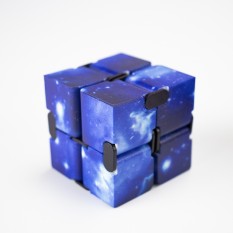 Кубик антистресс Infinity Cube космос (синий)