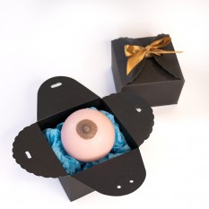 Оригінальна подарункова Грудь з мила 95г 13774 (тілесний)