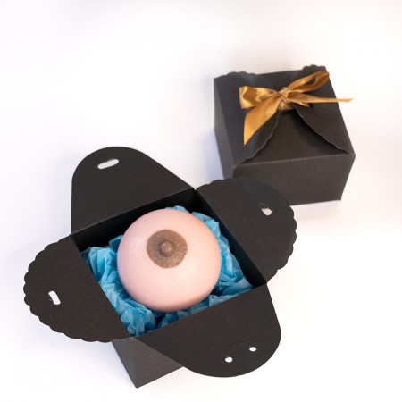 Оригінальна подарункова Грудь з мила 95г 13774 (тілесний)